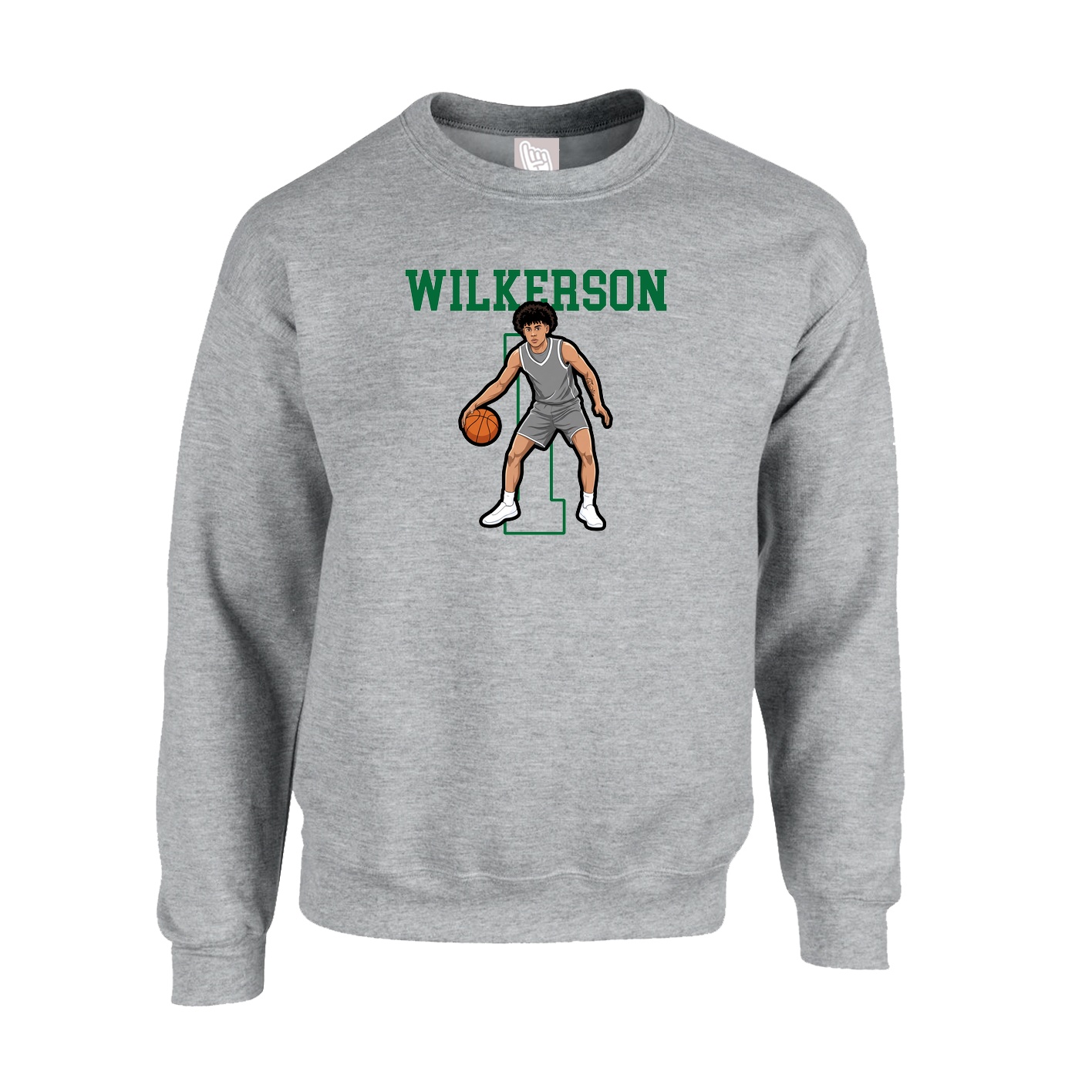 Fleece Crew — Shirsey in Grey