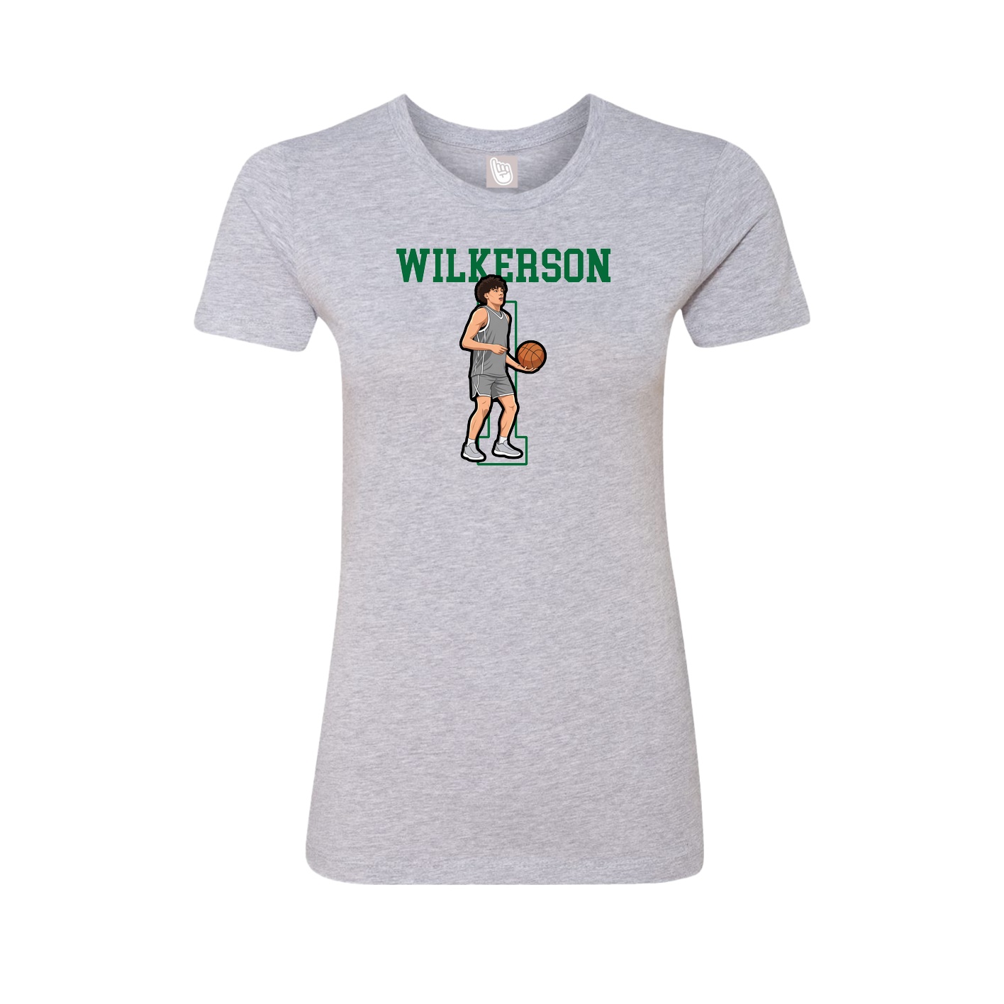 Fitted Women's Tee — Shirsey in Grey