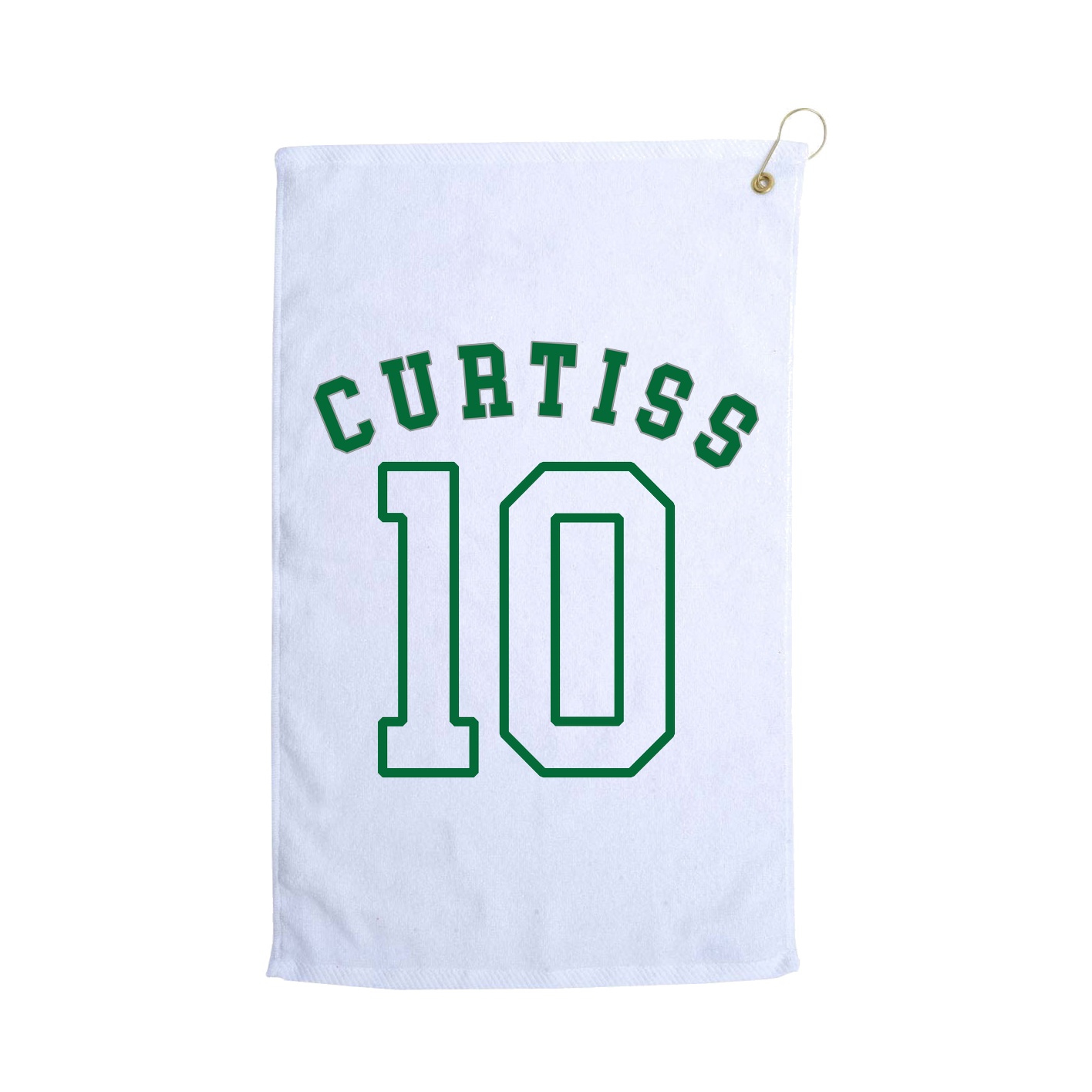 Golf Towel — Shirsey Arch in White
