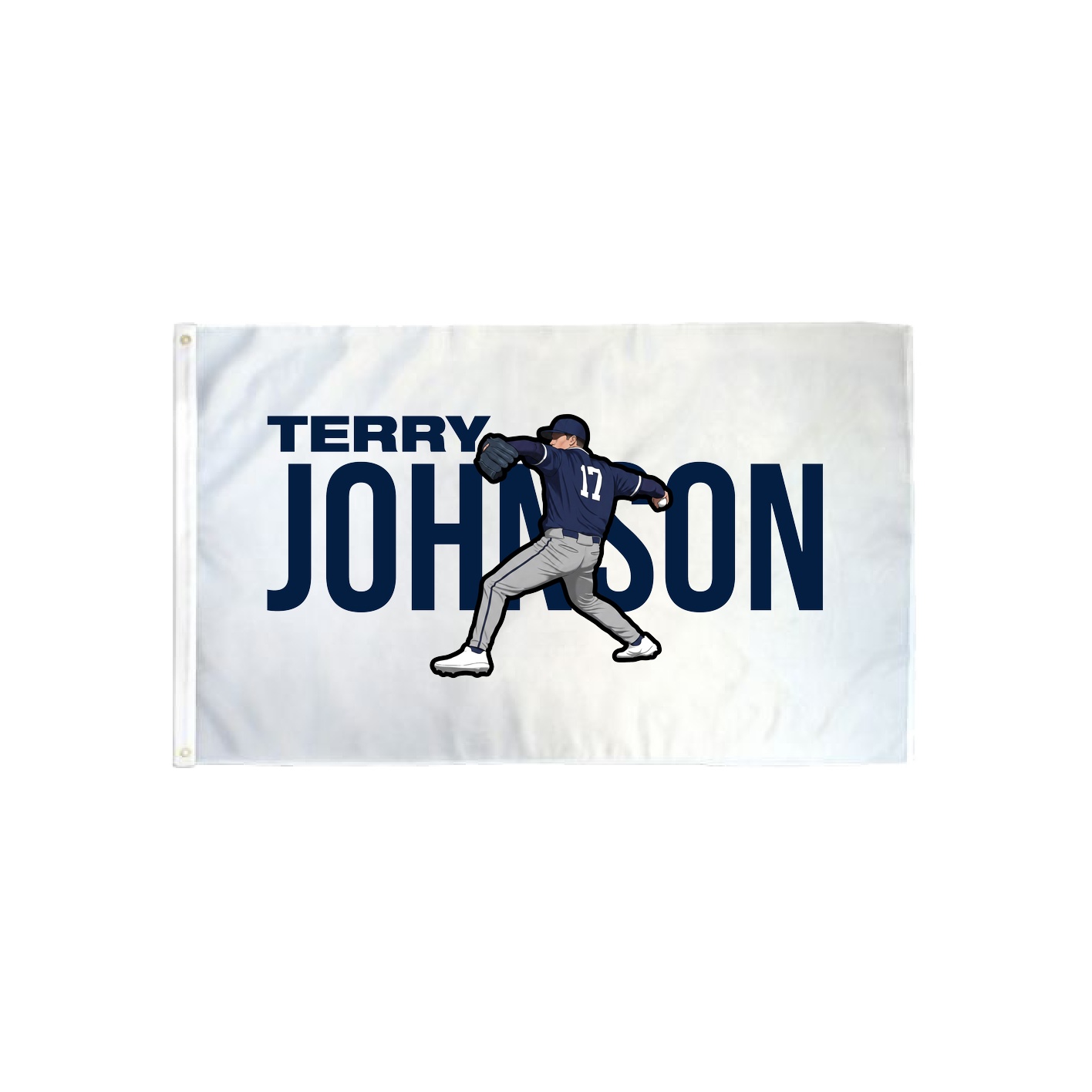 3x5 Flag — Player Name in Classic