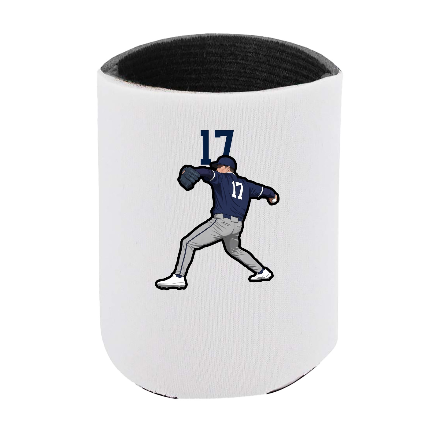 Can Holder — Number Top in White