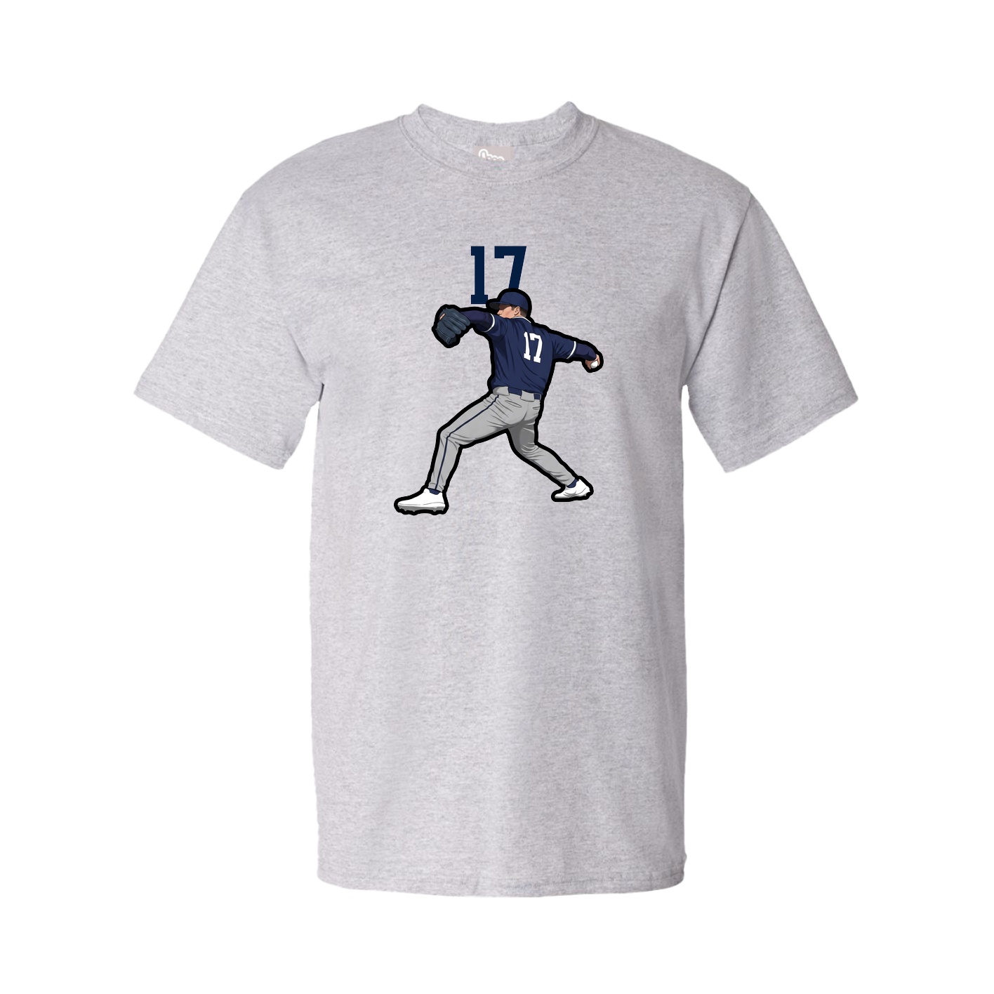 Tee — Number Top in Grey