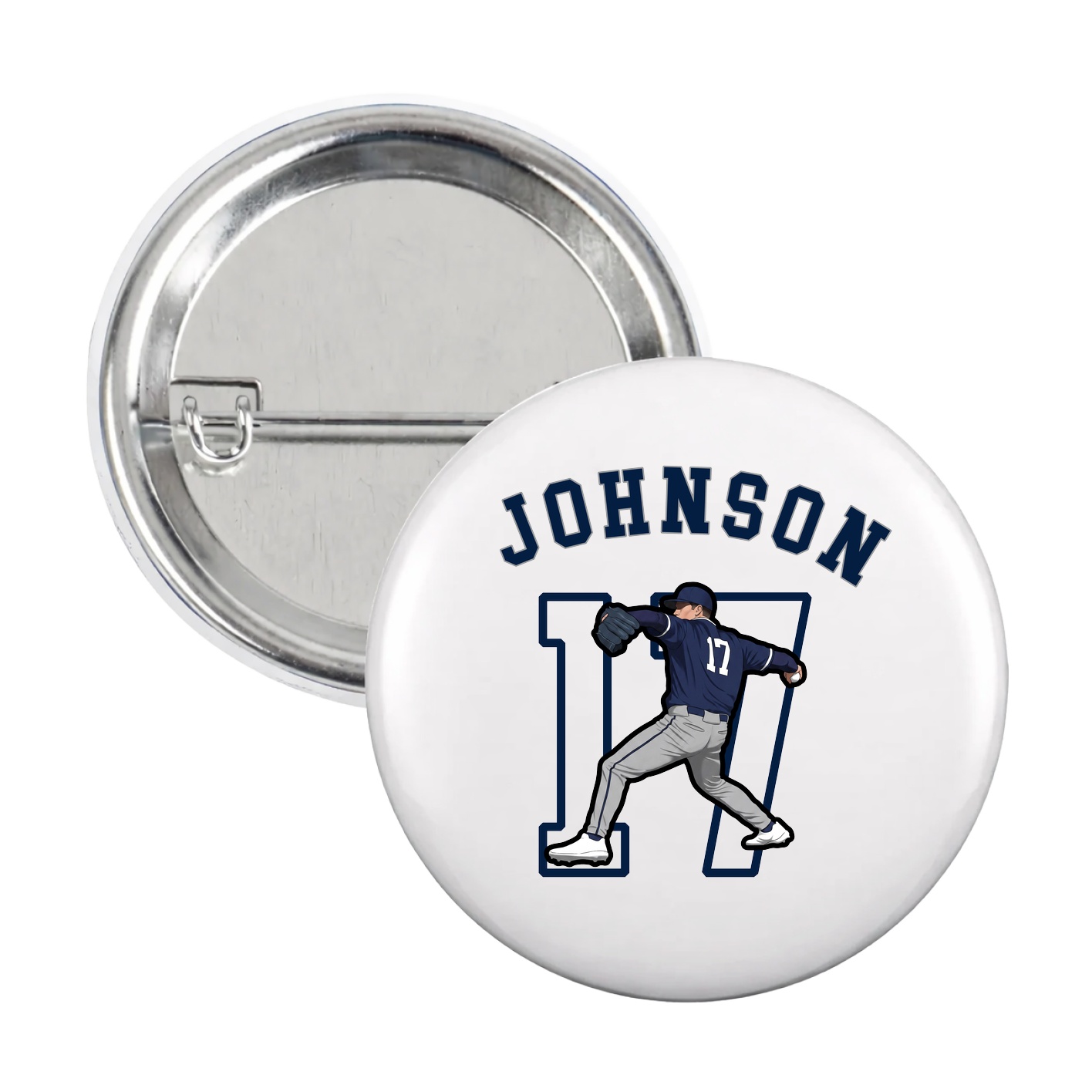 Game Day Button — Shirsey Arch in White