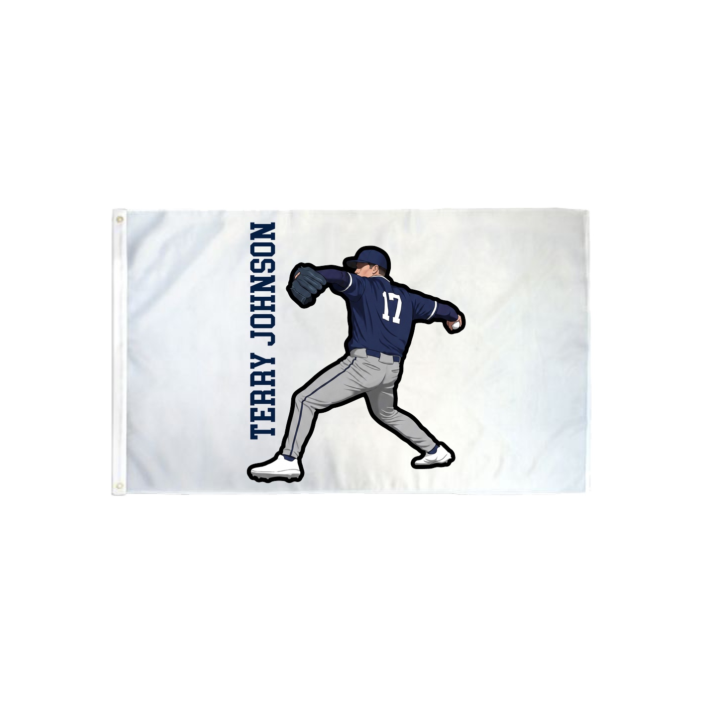 3x5 Flag — Name Vertical in Classic