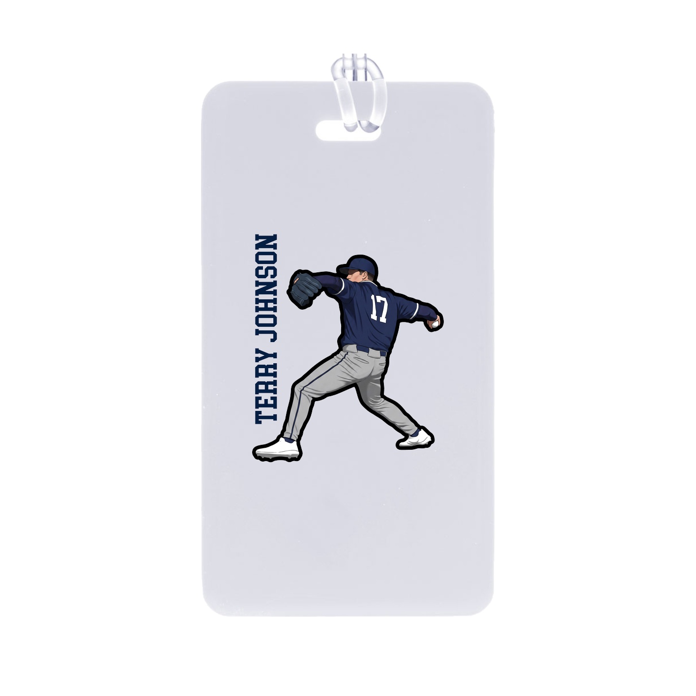 Bag Tag — Name Vertical in Classic