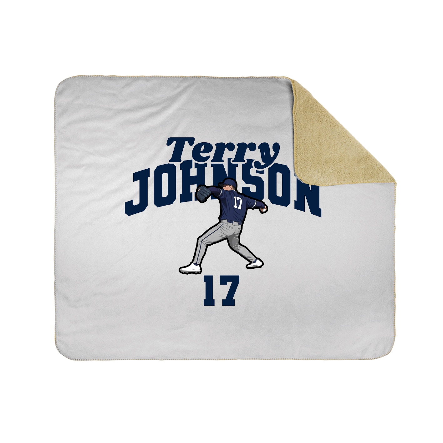 Throw Blanket — Signature Arch in White