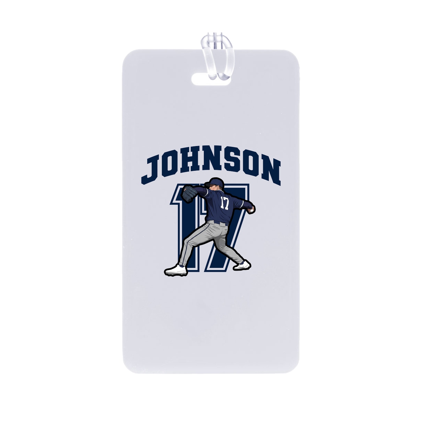 Bag Tag — Number in Classic