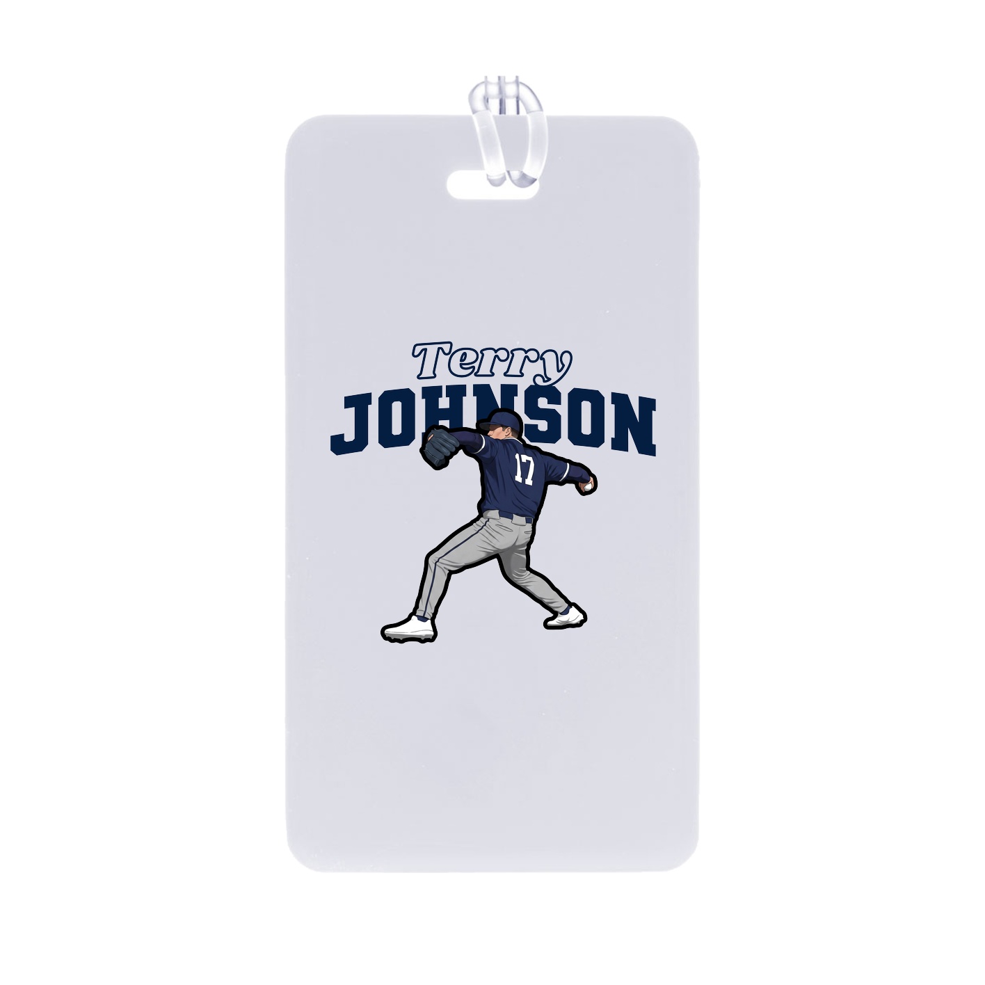 Bag Tag — Name Arch in Classic