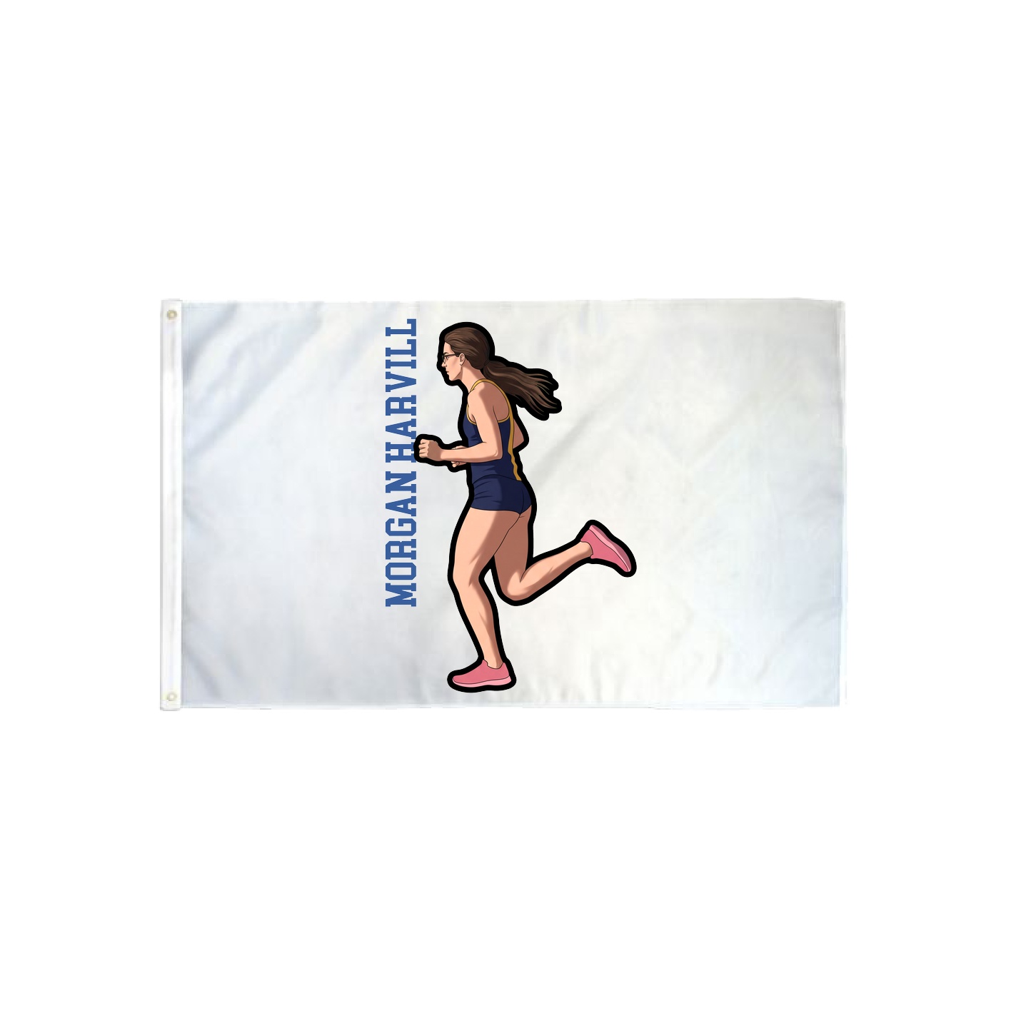 3x5 Flag — Name Vertical in Classic