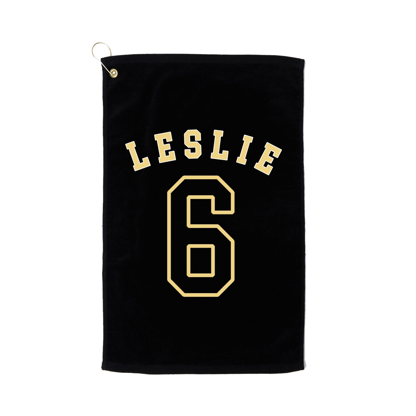 Golf Towel — Shirsey Arch in Black