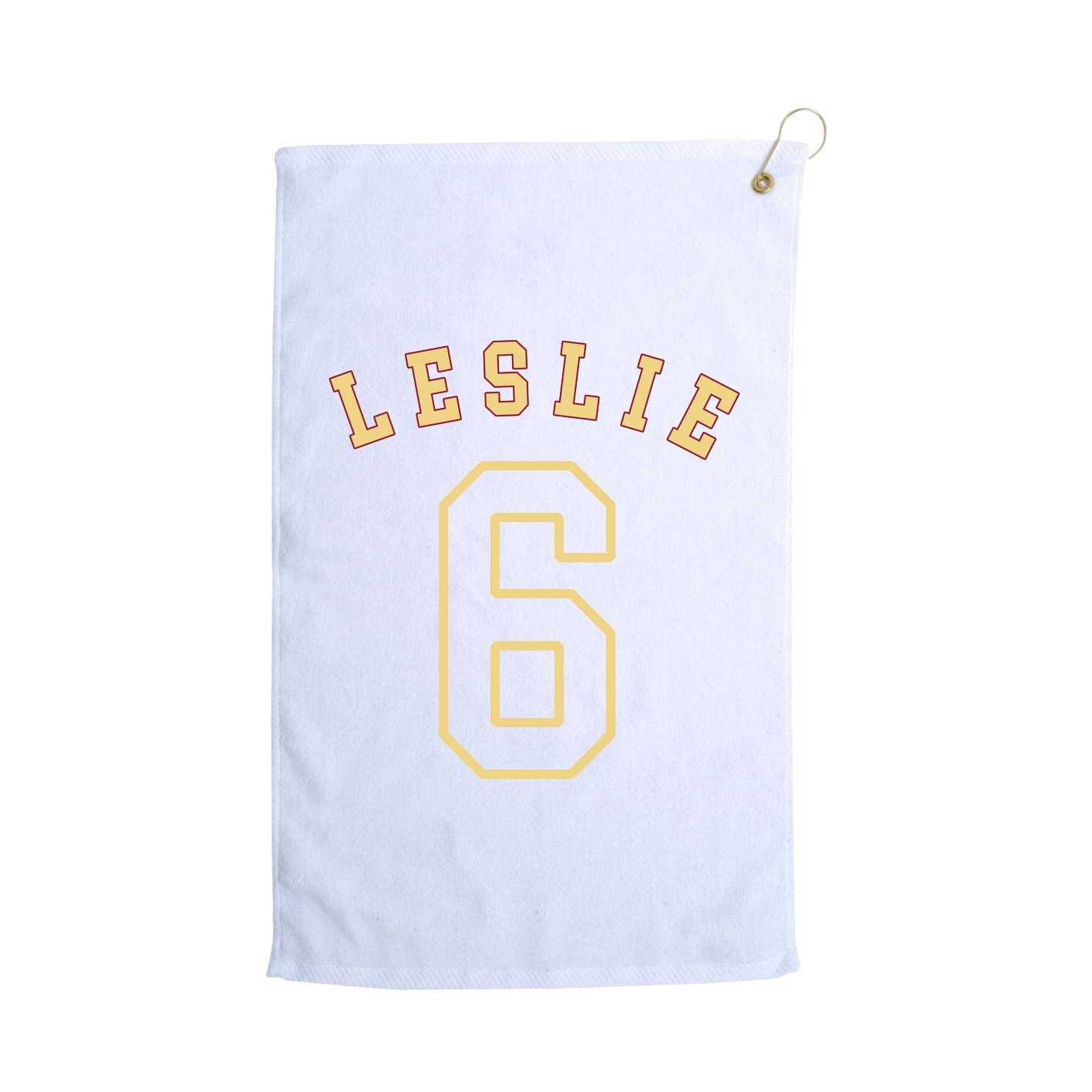 Golf Towel — Shirsey Arch in White