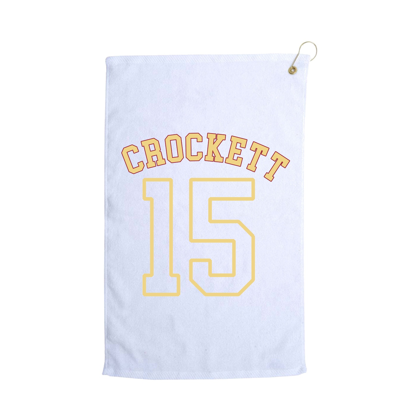 Golf Towel — Shirsey Arch in White