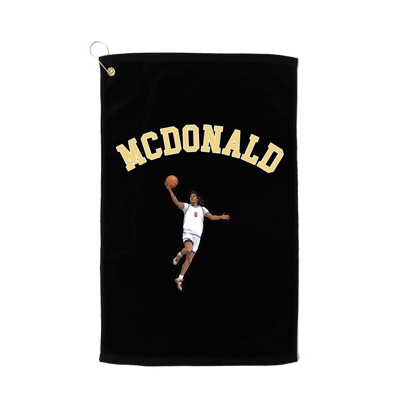 Golf Towel — Shirsey Arch in Black