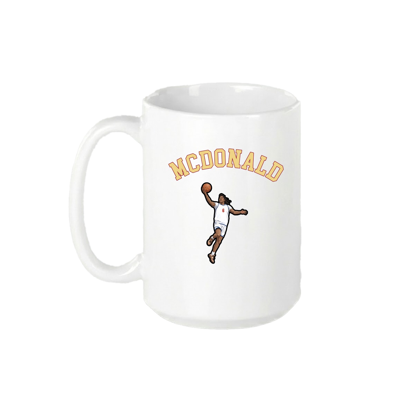 15oz Coffee Mug — Shirsey Arch in White
