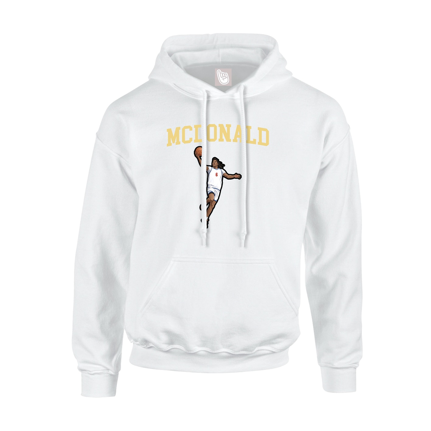 Hoodie — Shirsey in White