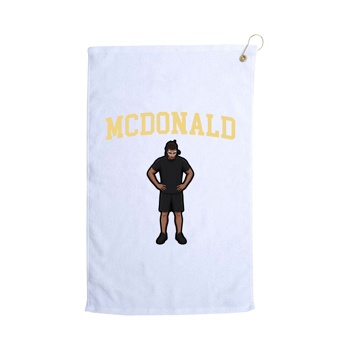 Golf Towel — Shirsey in White