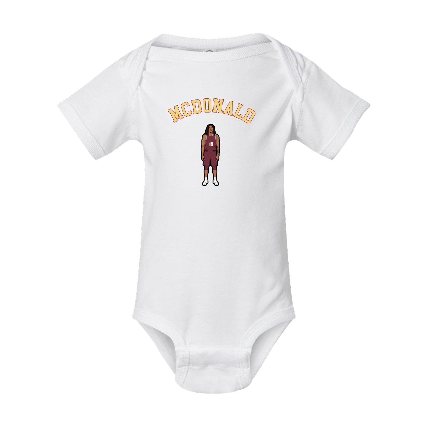 Baby Onesie — Shirsey Arch in White
