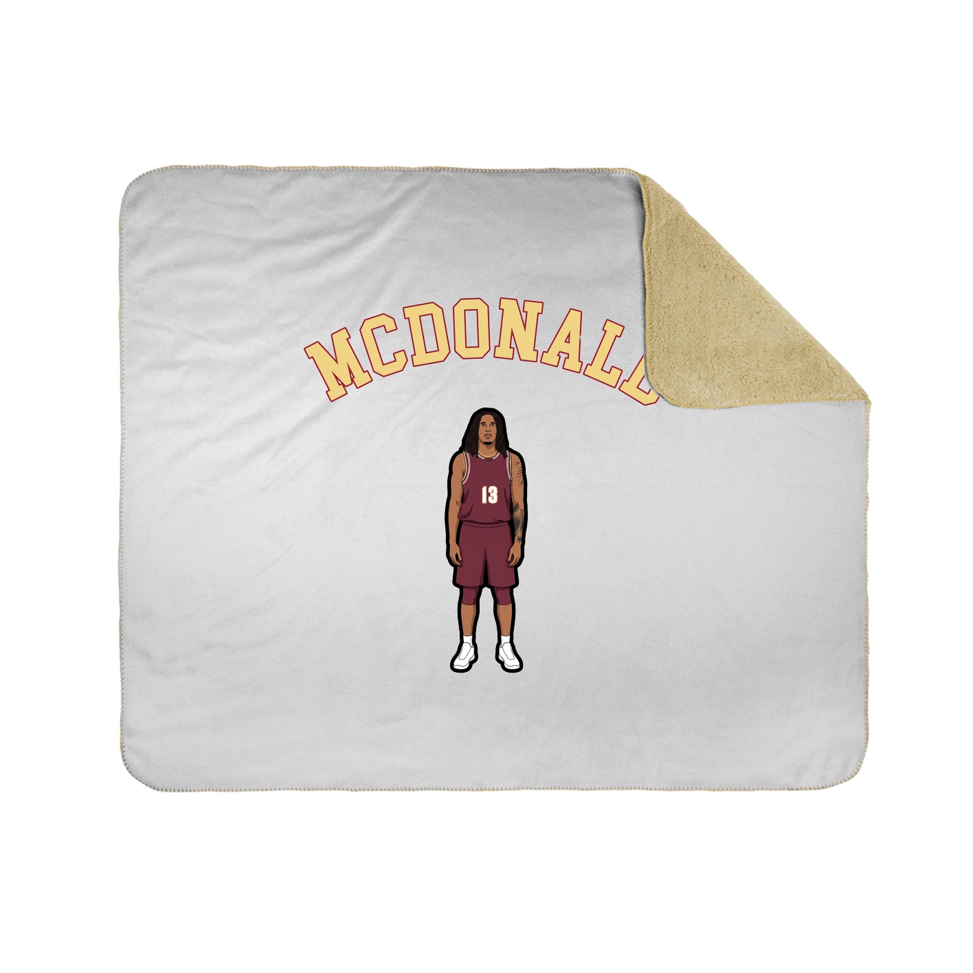 Throw Blanket — Shirsey Arch in White