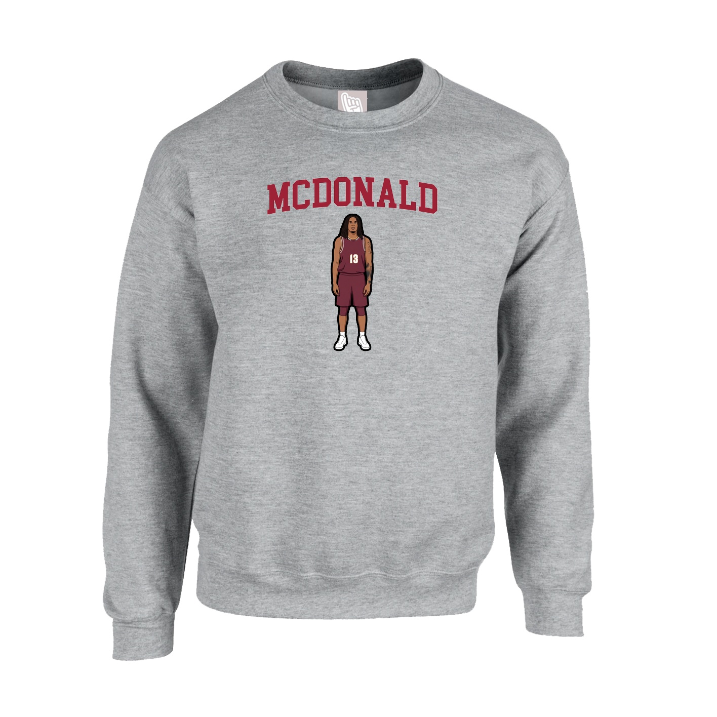 Fleece Crew — Shirsey in Grey