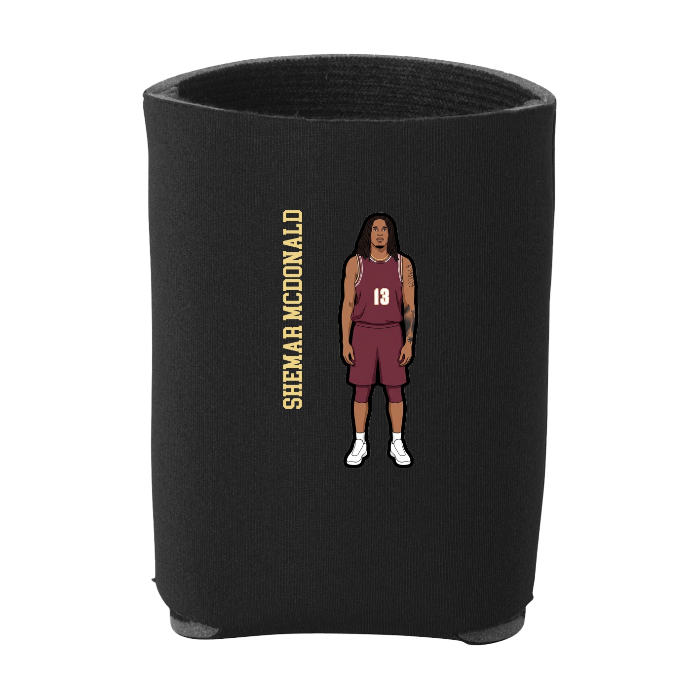 Can Holder — Name Vertical in Black