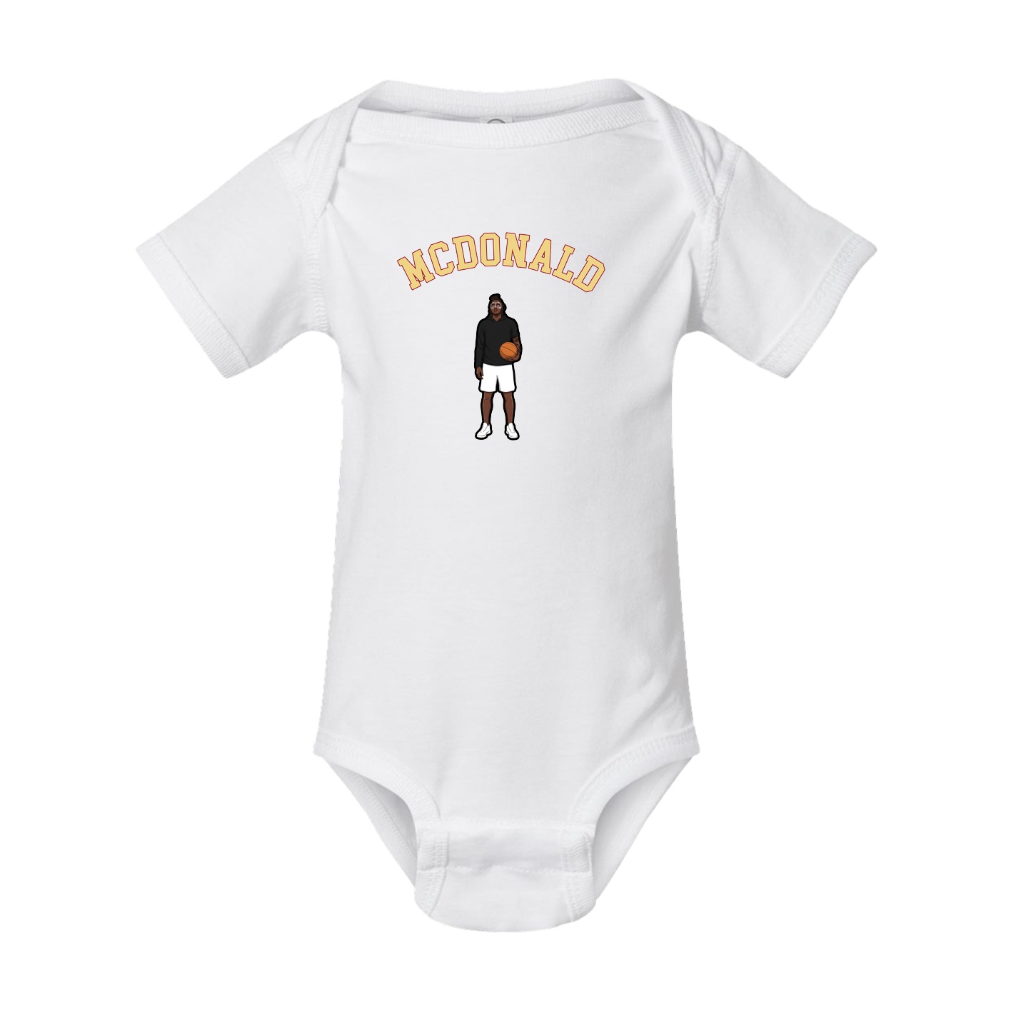 Baby Onesie — Shirsey Arch in White