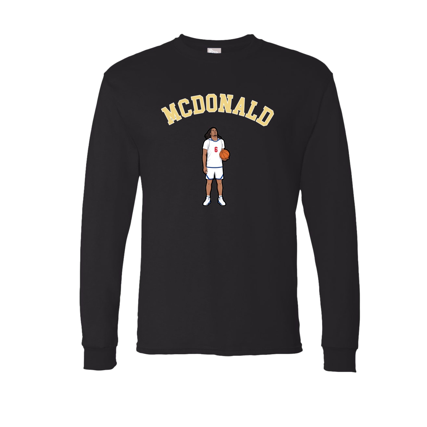 Long Sleeve Tee — Shirsey Arch in Black