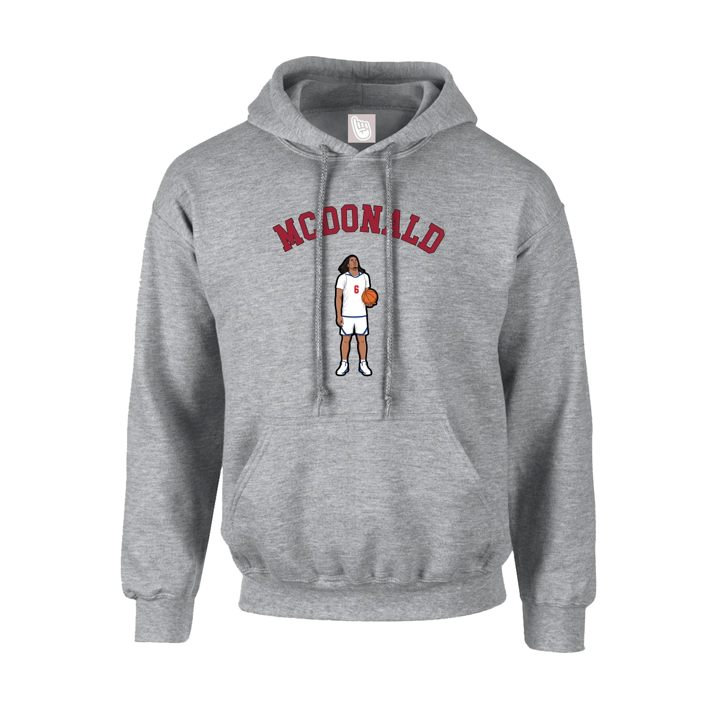 Youth Hoodie — Shirsey Arch in Grey