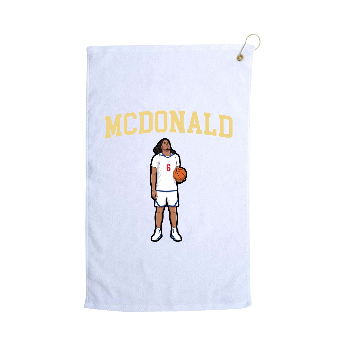 Golf Towel — Shirsey in White