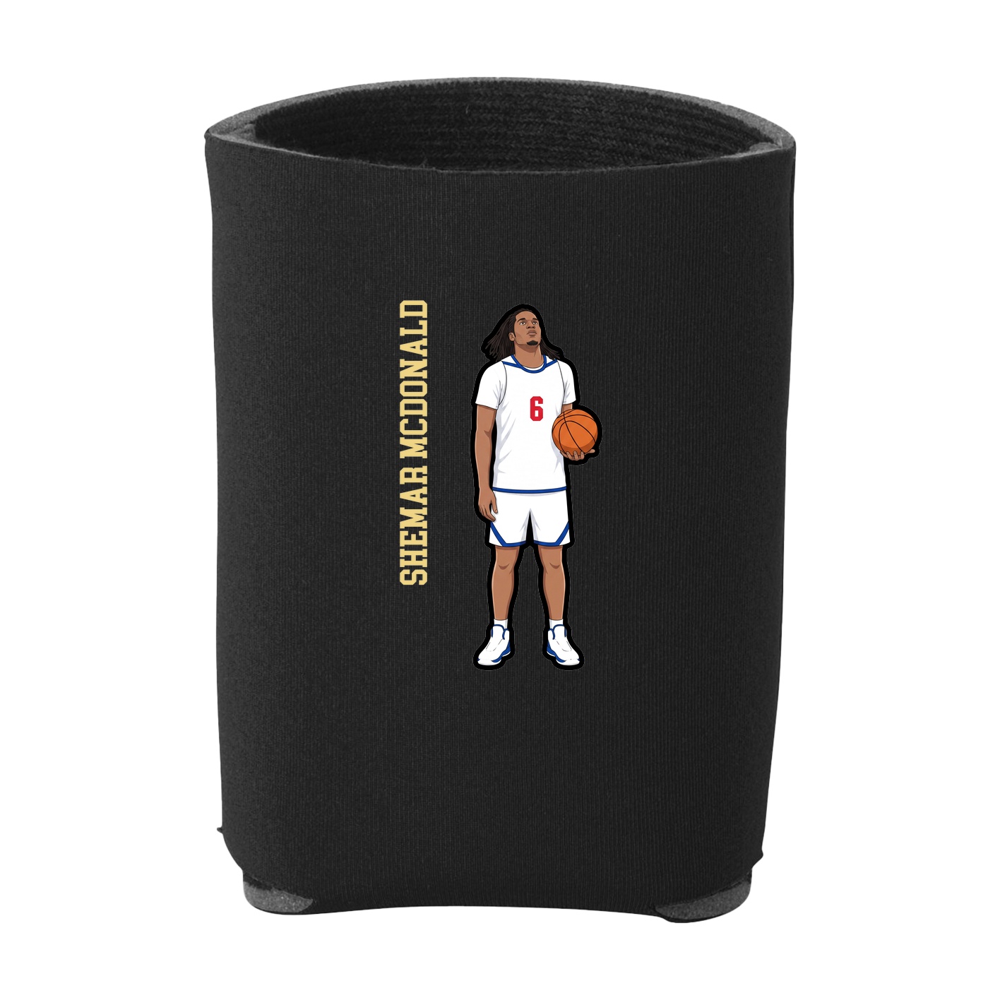 Can Holder — Name Vertical in Black