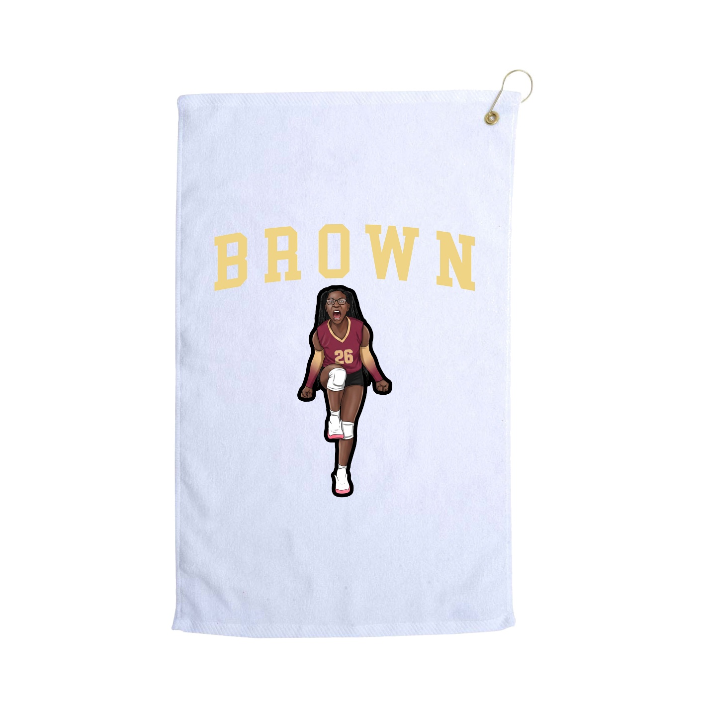 Golf Towel — Shirsey in White
