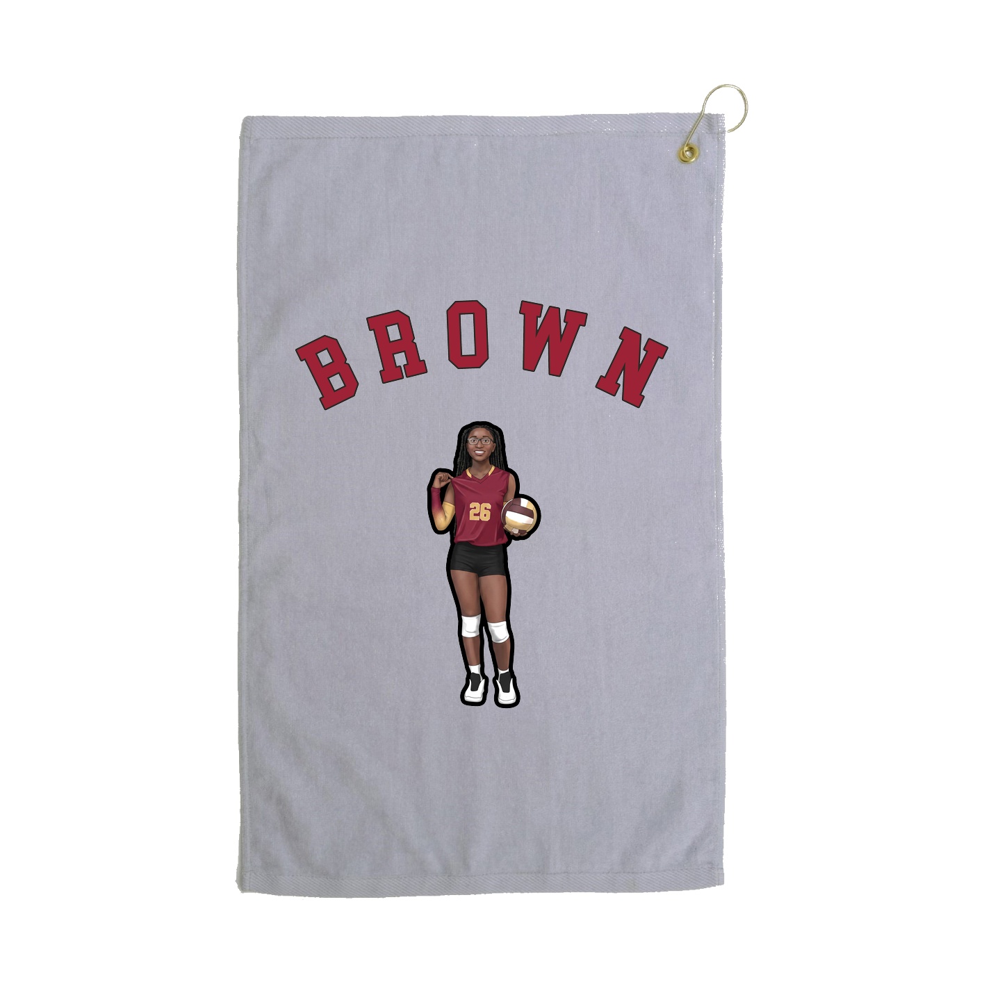 Golf Towel — Shirsey Arch in Grey