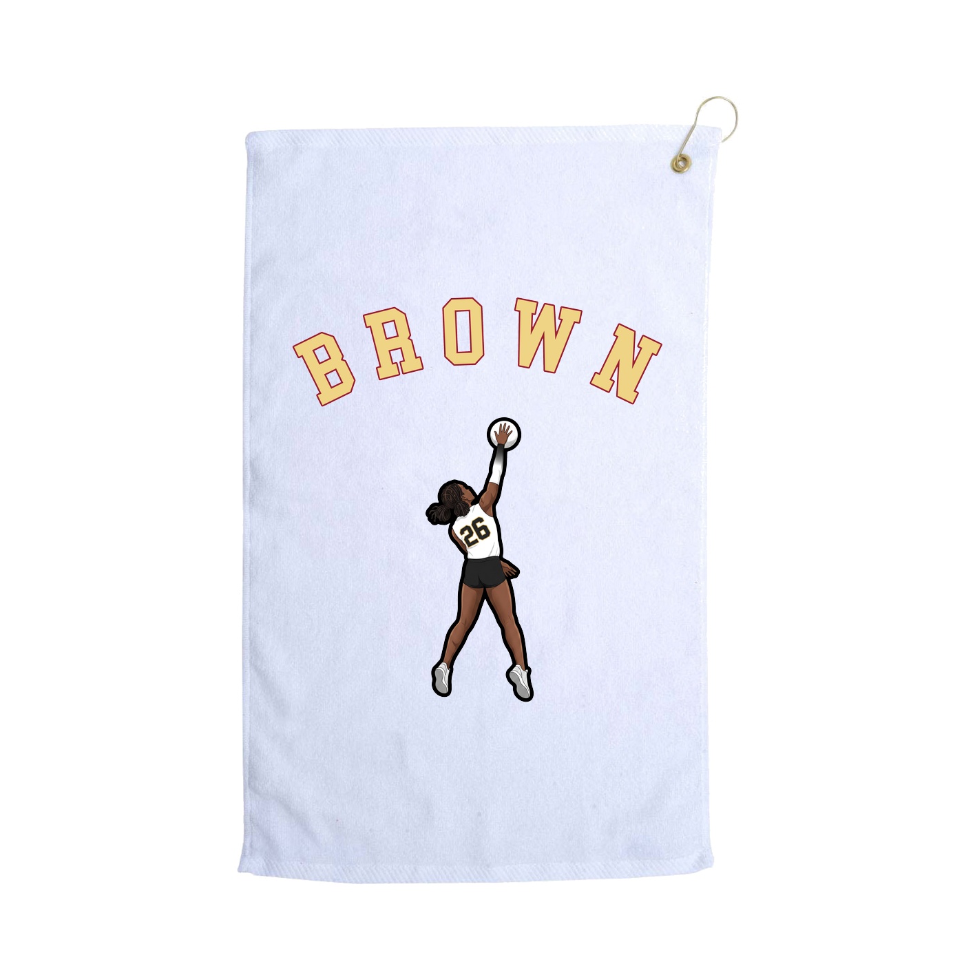 Golf Towel — Shirsey Arch in White