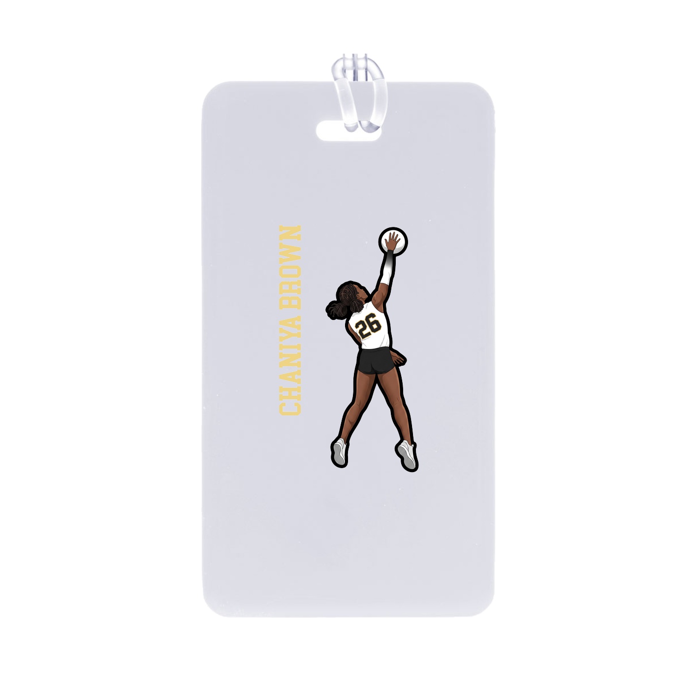 Bag Tag — Name Vertical in Classic