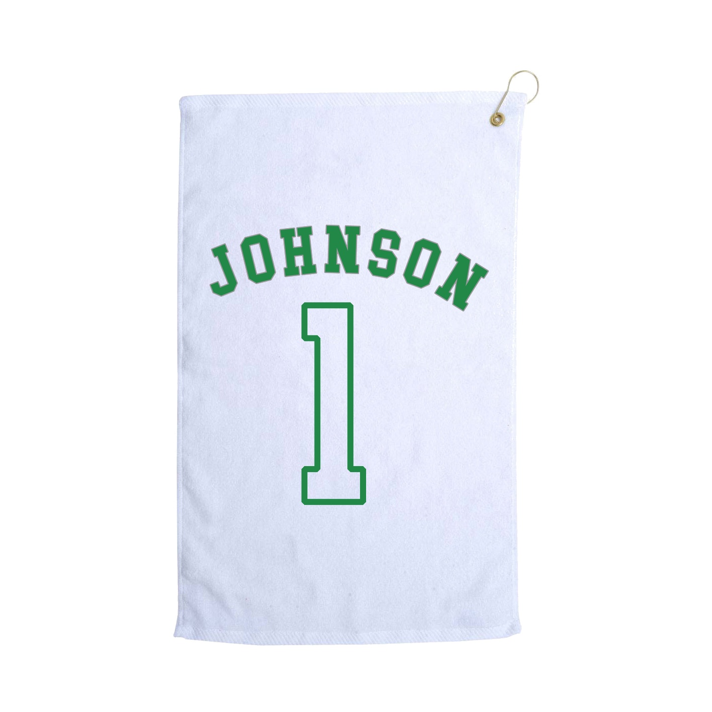 Golf Towel — Shirsey Arch in White