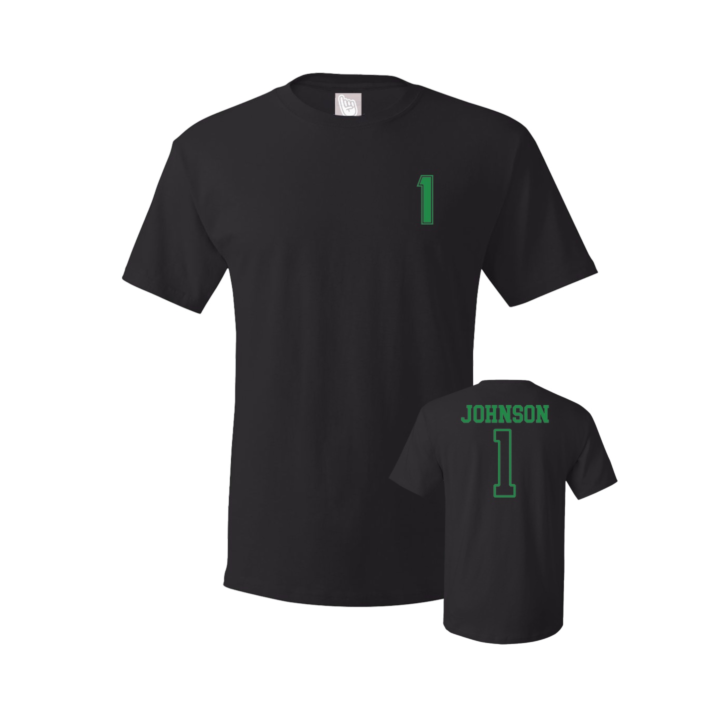 Youth Tee — Chest Back in Black