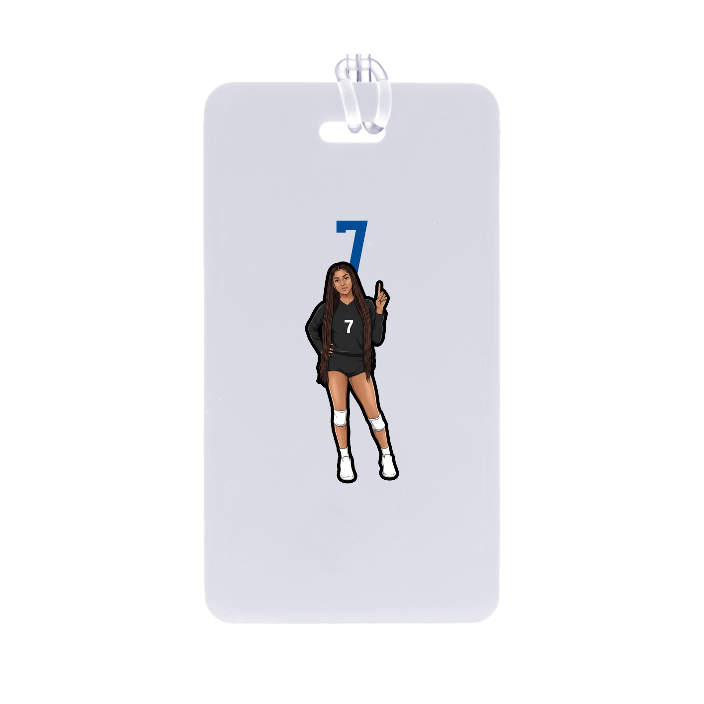 Bag Tag — Number Top in Classic
