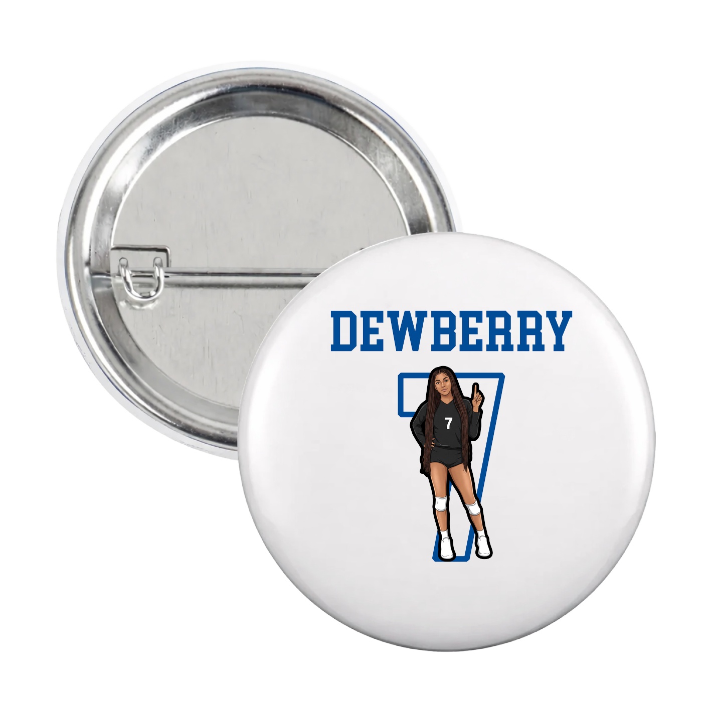 Game Day Button — Shirsey in White