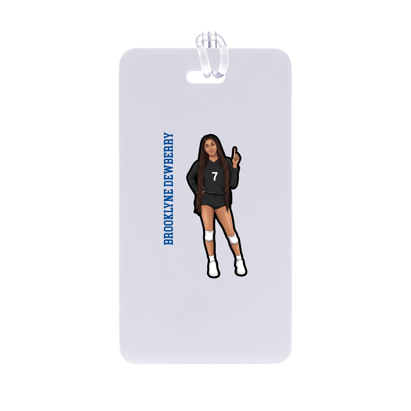 Bag Tag — Name Vertical in Classic