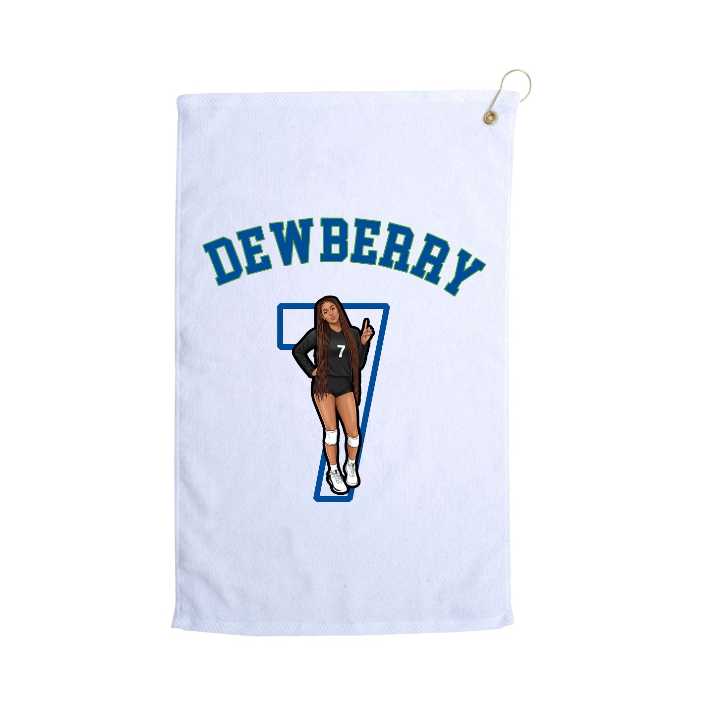 Golf Towel — Shirsey Arch in White