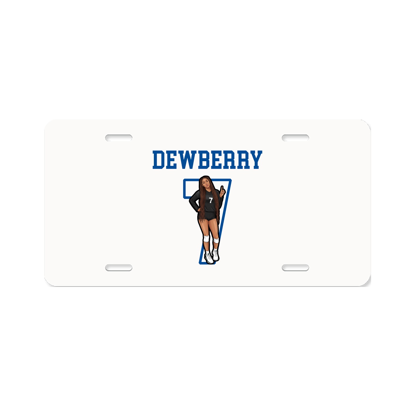 License Plate — Shirsey in Classic