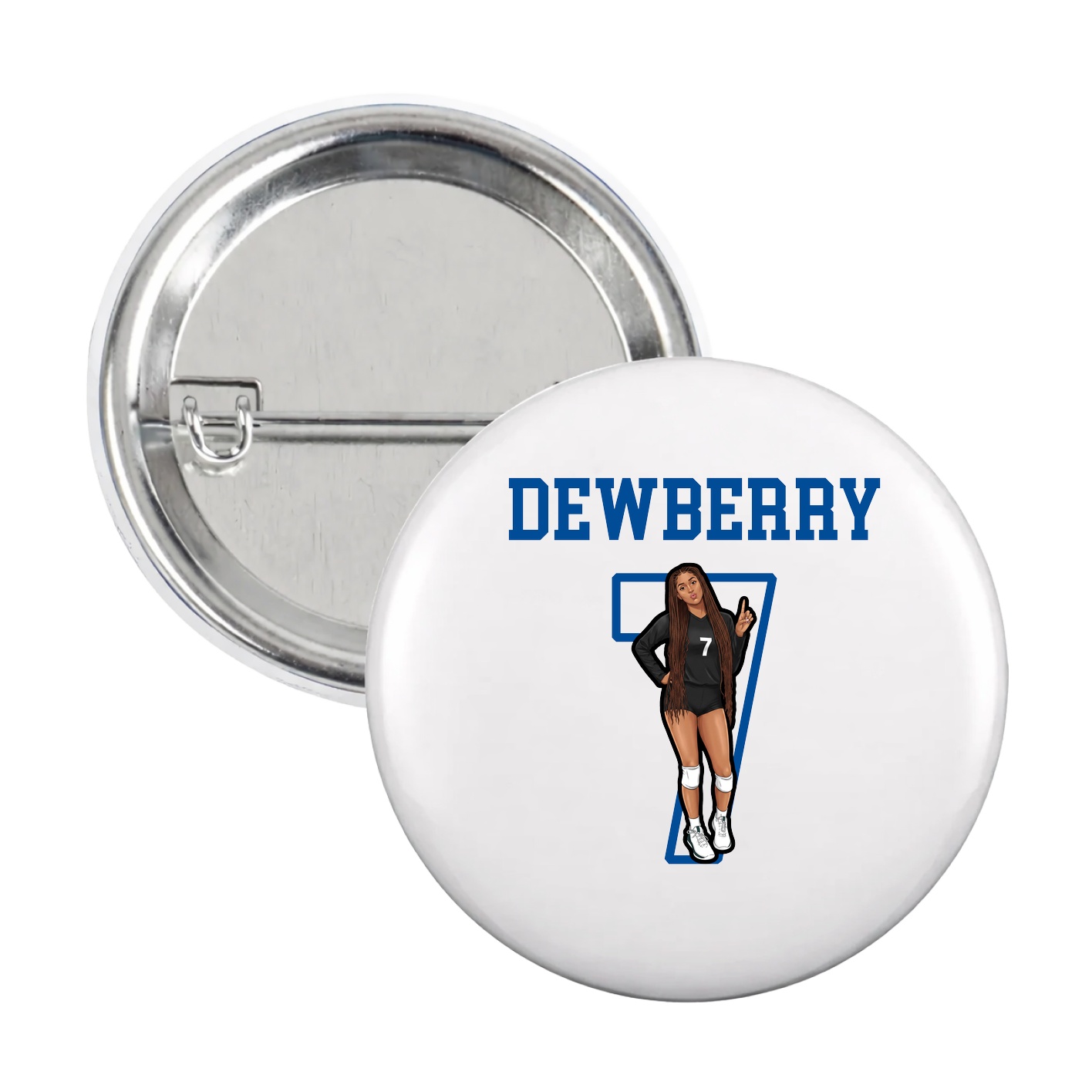 Game Day Button — Shirsey in White