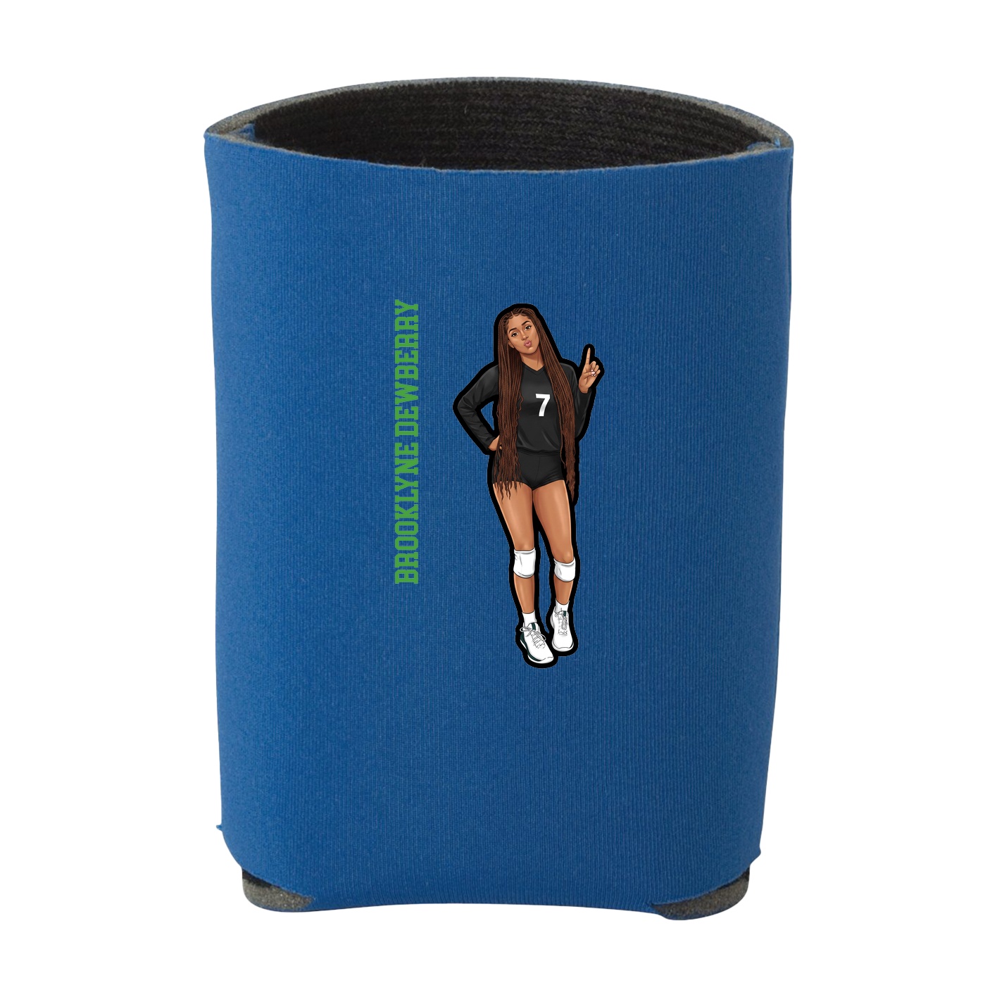 Can Holder — Name Vertical in Royal