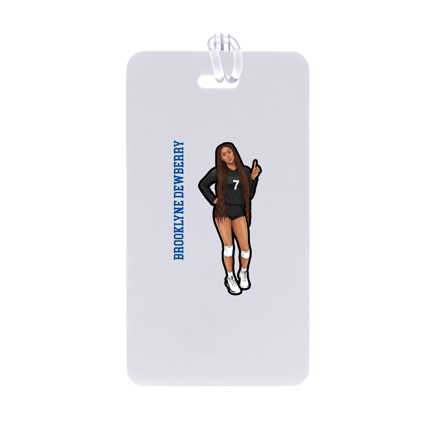 Bag Tag — Name Vertical in Classic