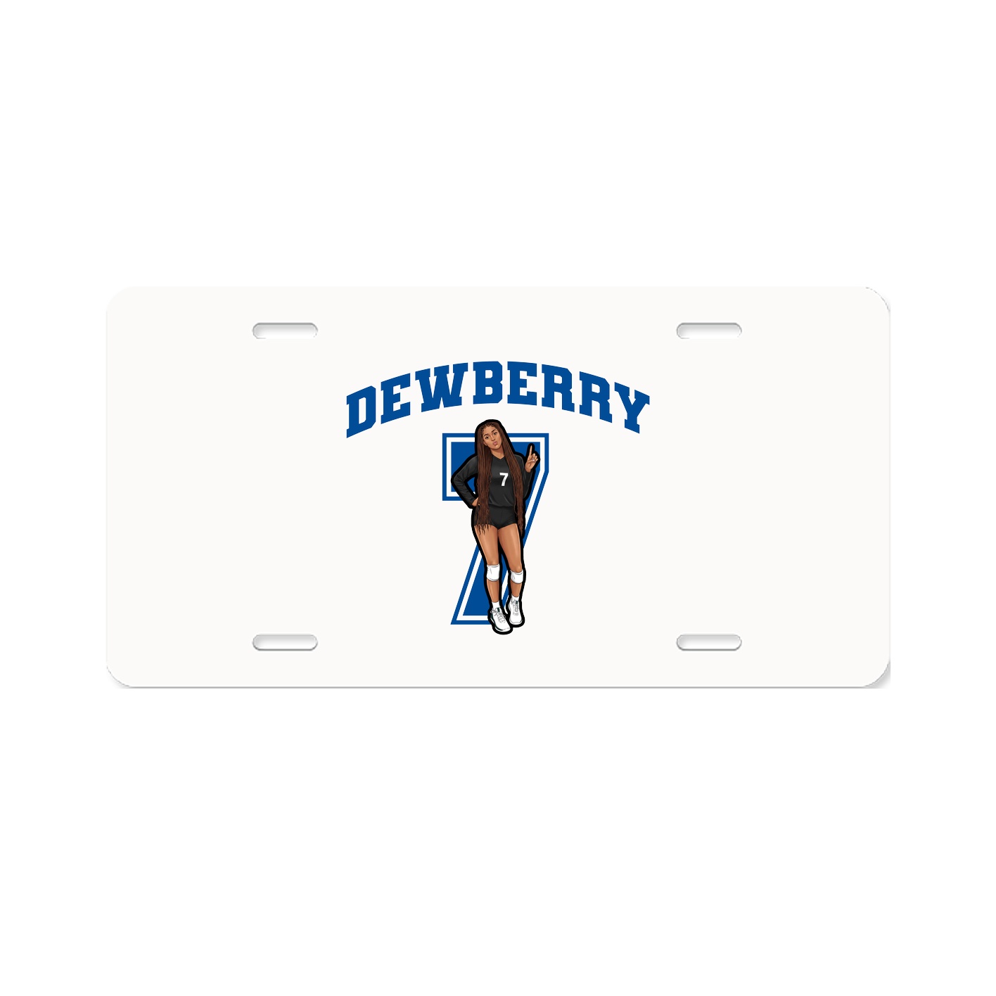 License Plate — Number in Classic