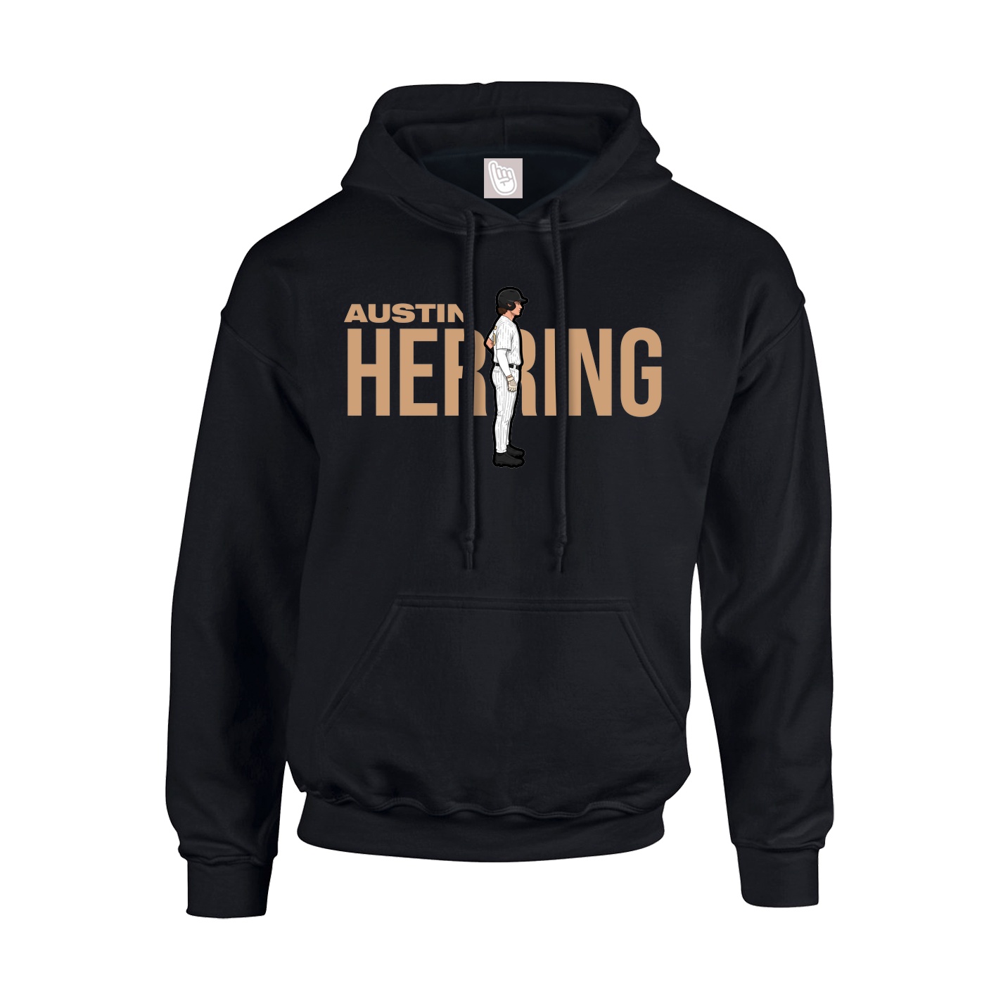 Youth Hoodie — Player Name in Black