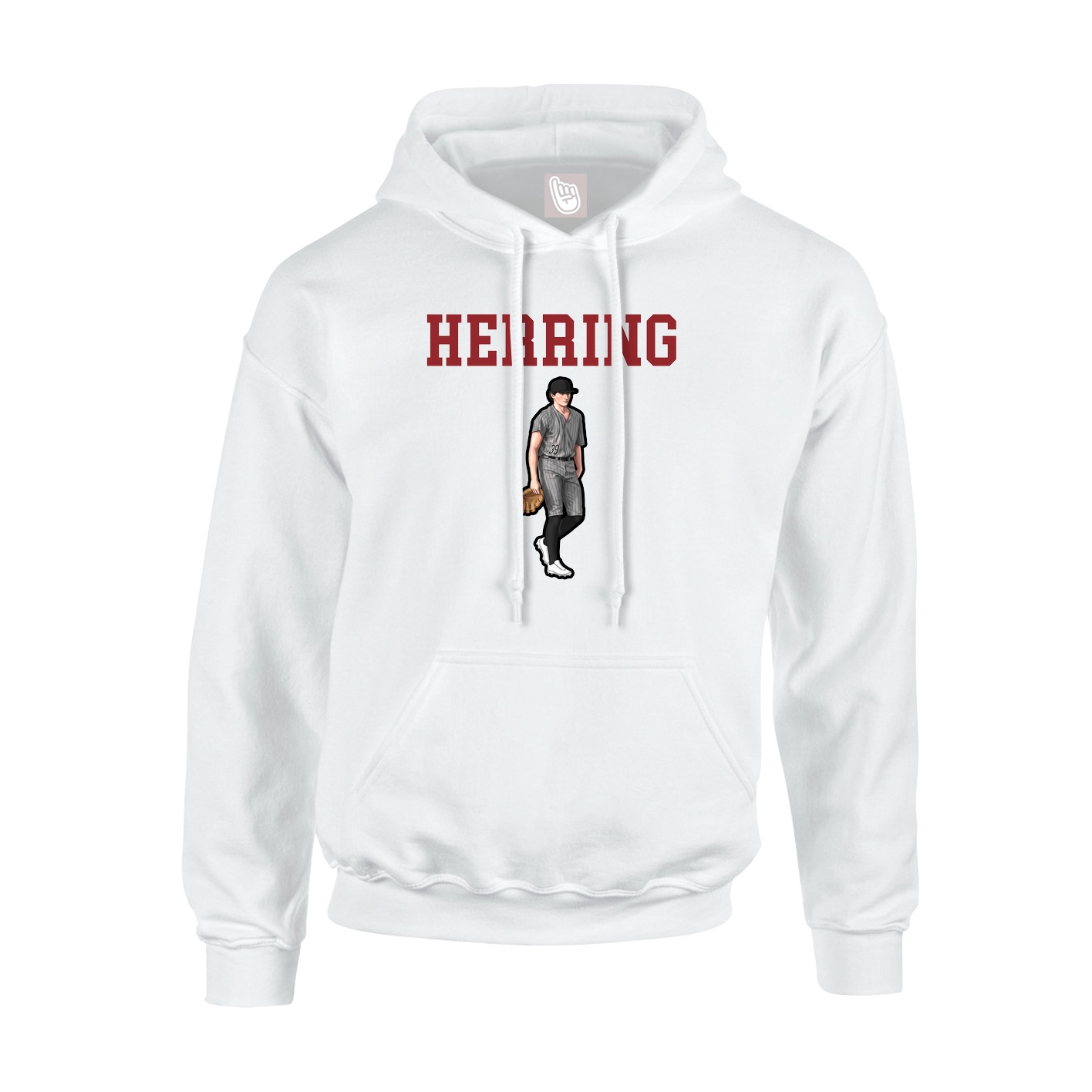 Hoodie — Shirsey in White