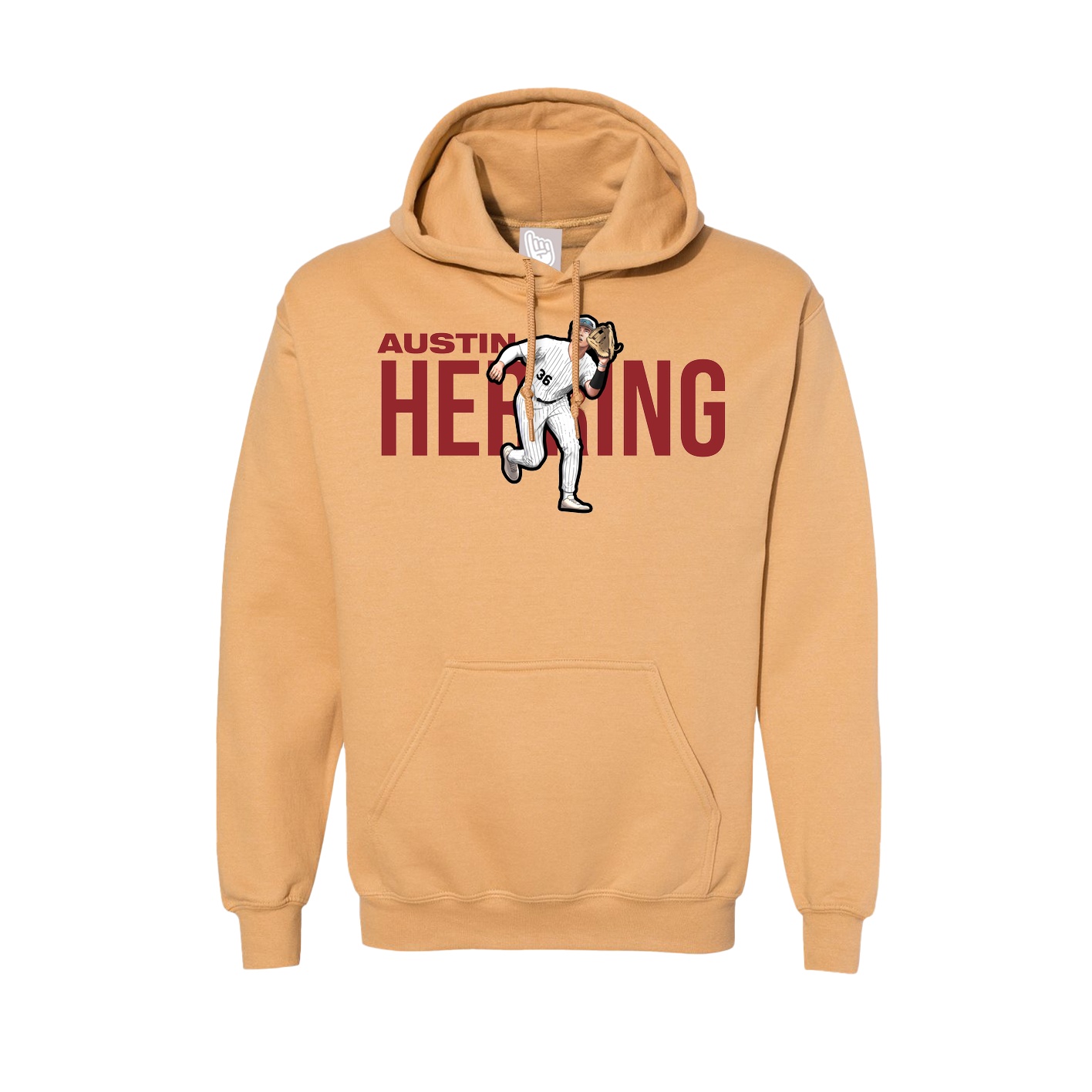 Hoodie — Player Name in Vegas Gold