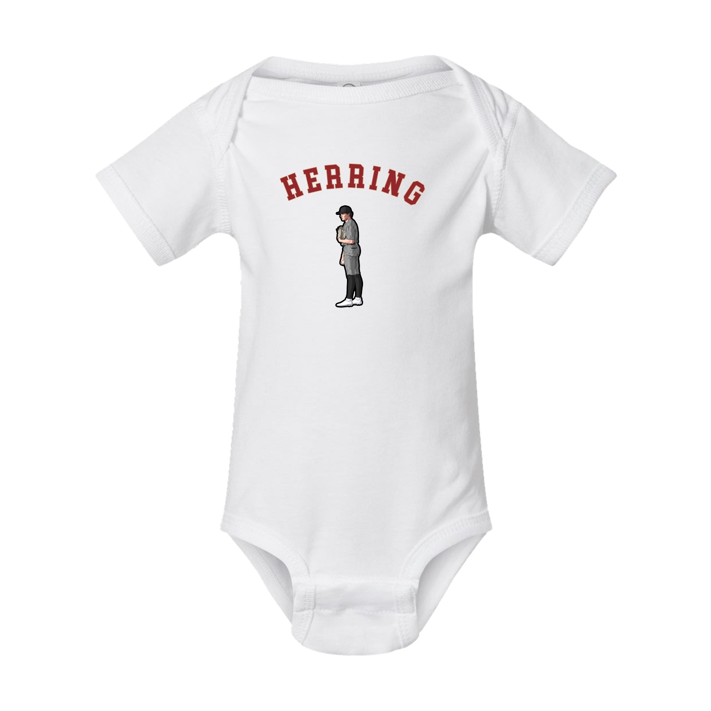 Baby Onesie — Shirsey Arch in White