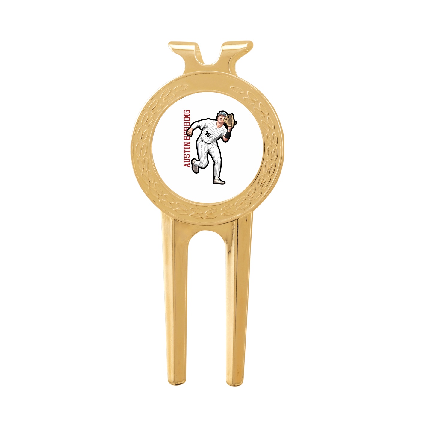 Divot Tool with Ball Marker — Name Vertical in Classic