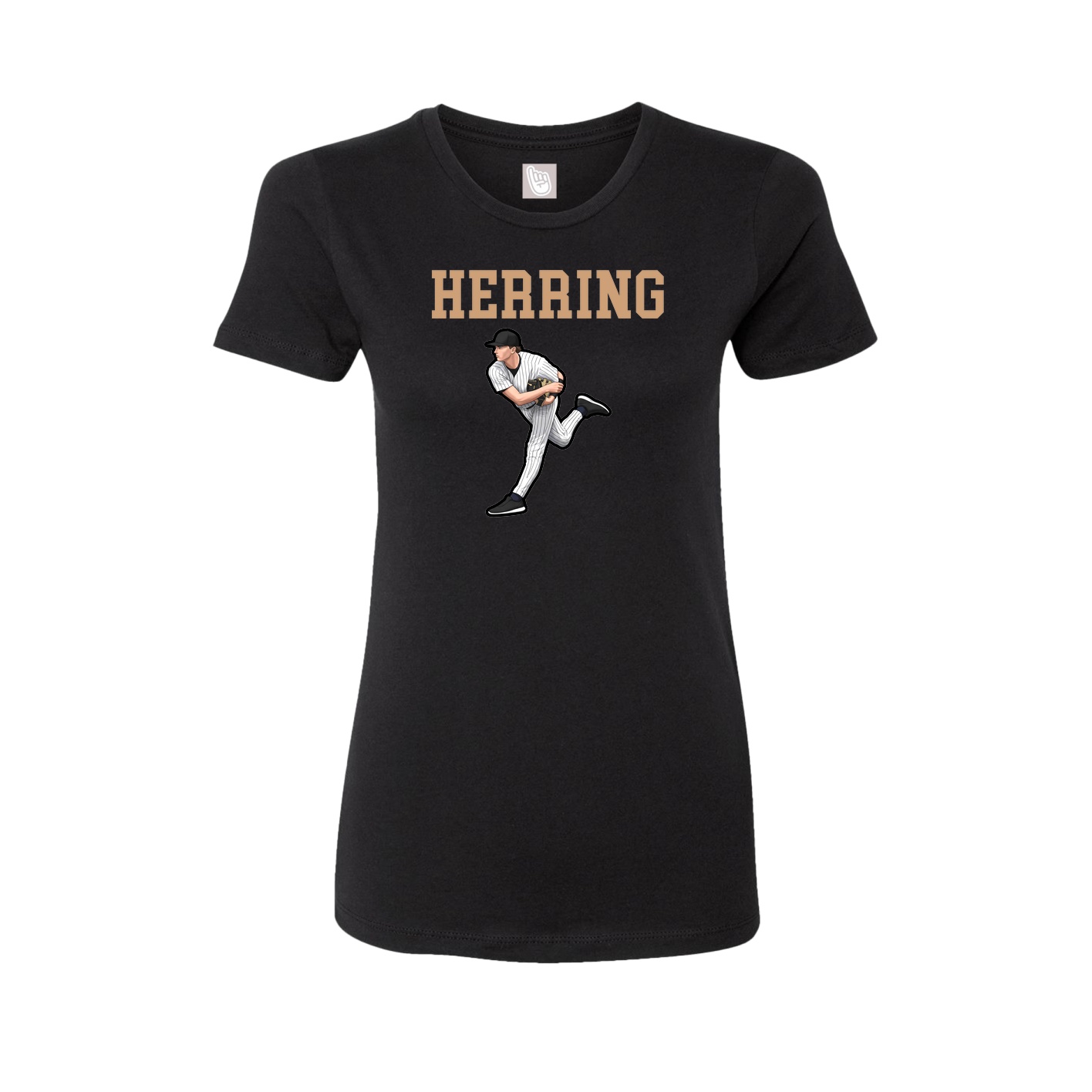 Fitted Women's Tee — Shirsey in Black